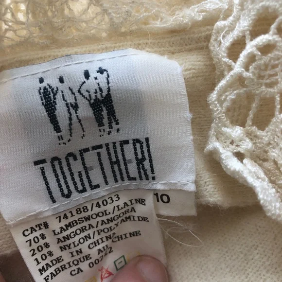 GC 7/10 Vintage Together womens wool dress in size 10!! - Picture 4 of 7